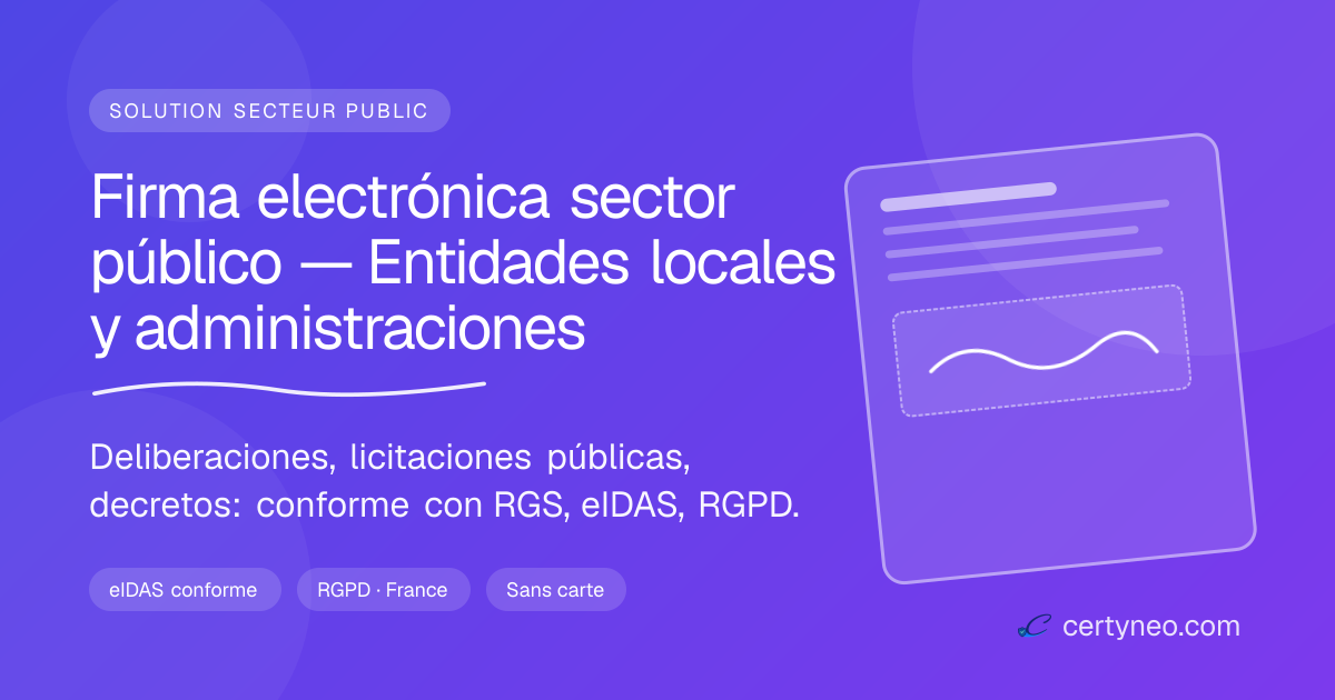 Public sector e-signature — local authorities & government bodies